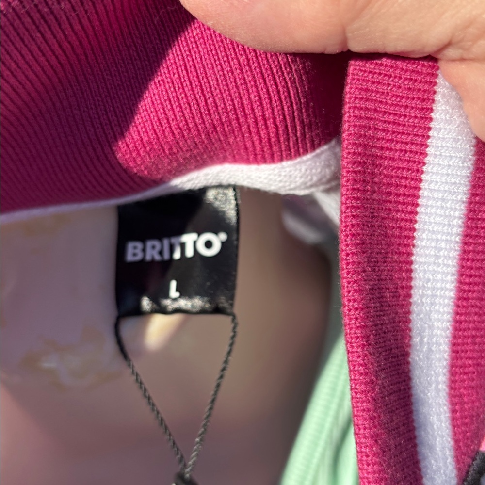 Britto Varsity NWT Jacket Size L - Picture 5 of 6